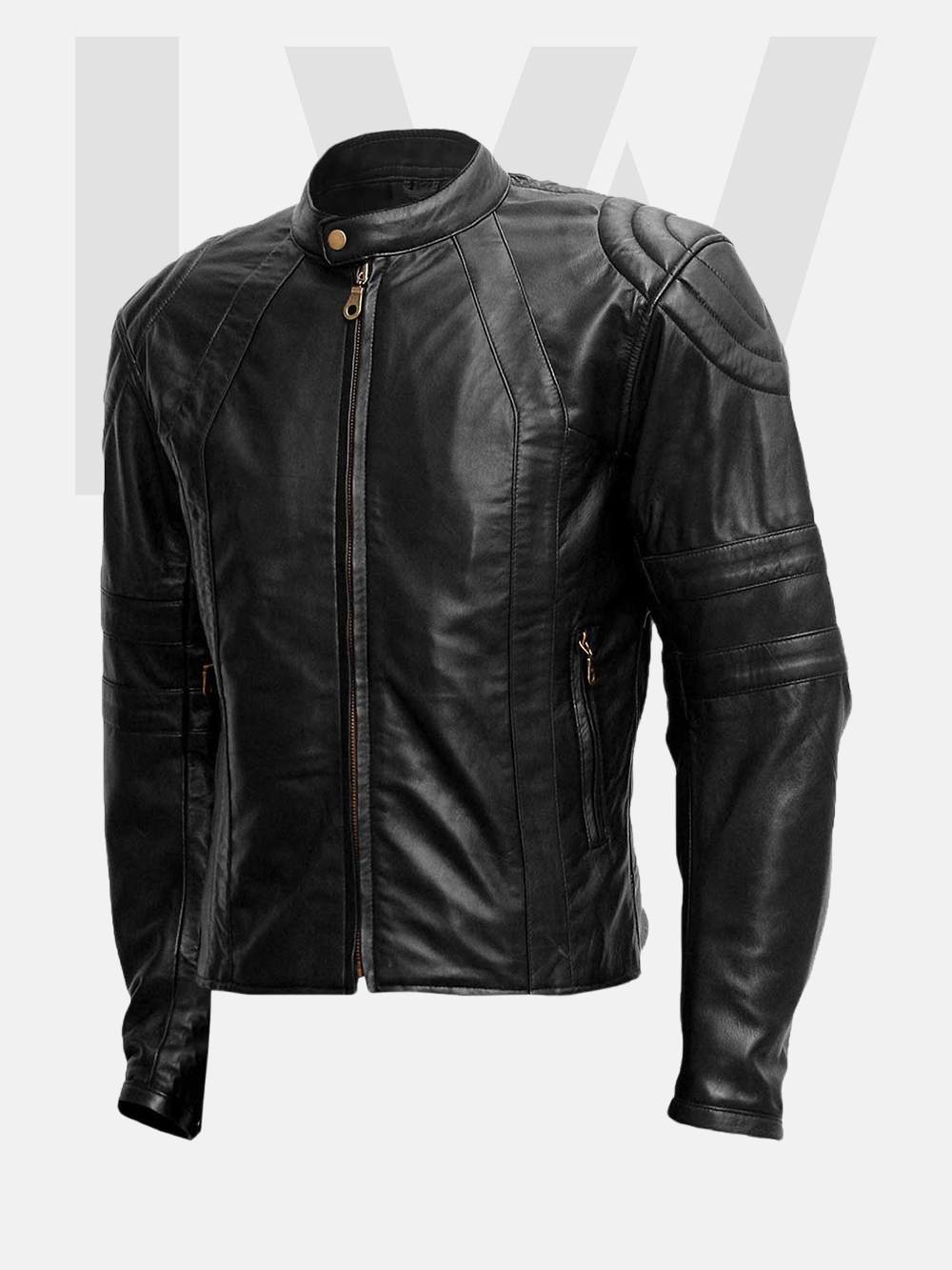 Marlin Black Leather Biker Jacket Men - Leathwear