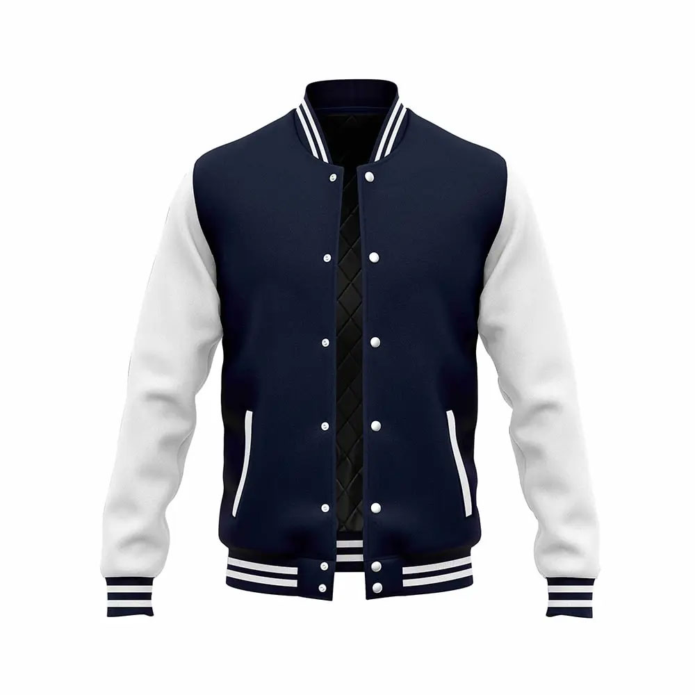 Men’s-Navy-Blue-and-White-Varsity-Bomber-Jacket