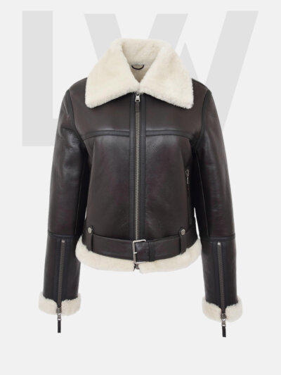 Arowana RAF Brown Bomber Jacket Women's