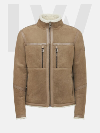 Madtom Men's Brown Leather Jacket