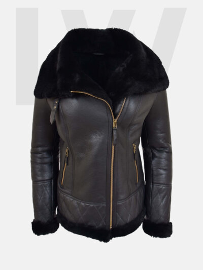 Pollock Women’s Black Leather Jacket